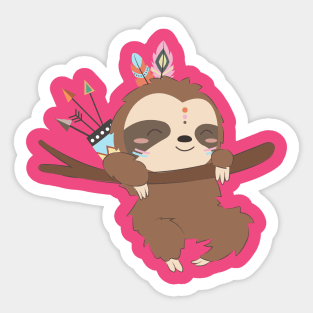 happy Sloth Sticker